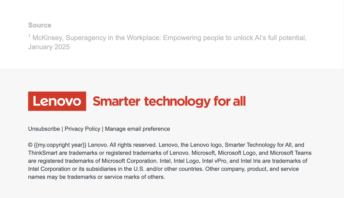 Boost productivity with Lenovo Visual and Accessories